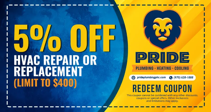 5% Off HVAC Repair or Replacement