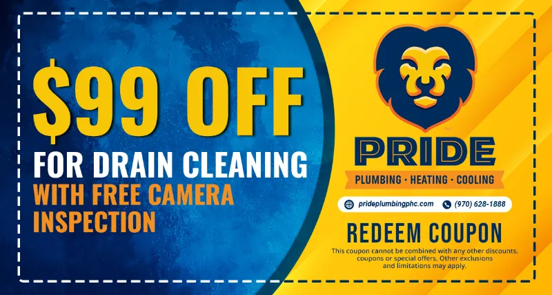 $99 Off For Drain Cleaning with Free Camera Inspection